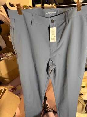 Banana Republic Dusty Blue Straight Pants
